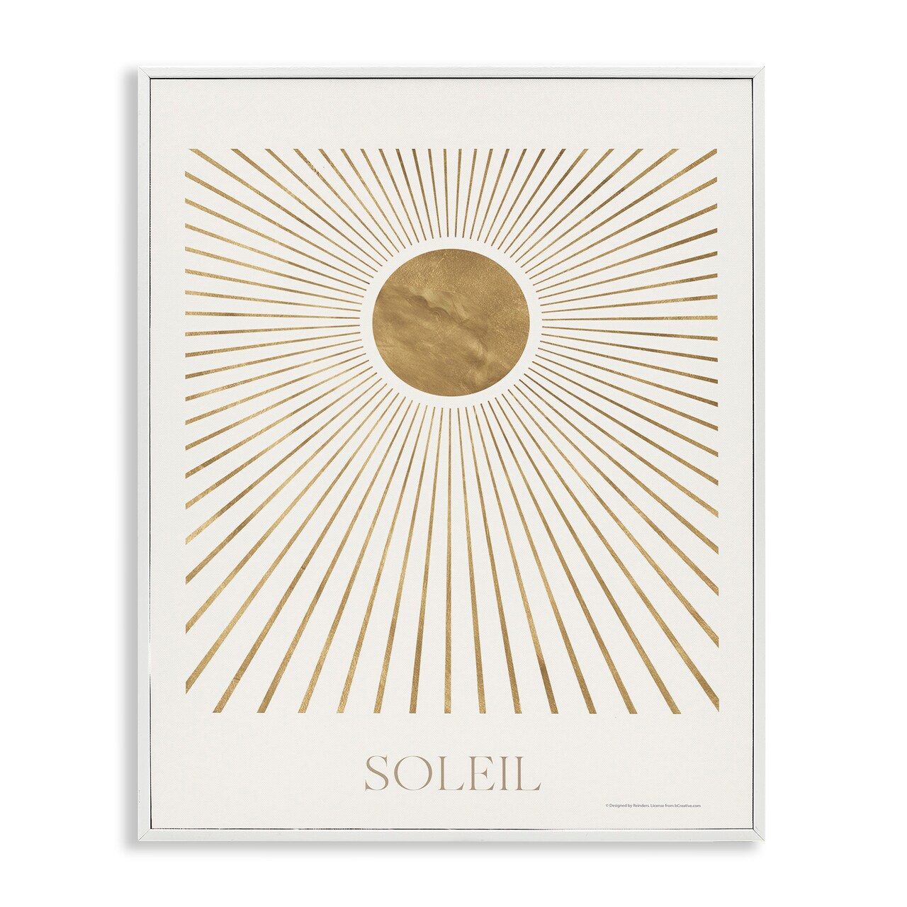 Stupell Industries Soleil Boho Sun Framed Giclee Wall Art Design by Reinders